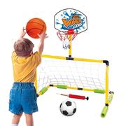 Genérico Pool Basketball Hoop - 30.71 Inch PVC PP Sponge | Floating Basketball Goal, 2 In 1 Water Sports Game, Pool Scoring Set, Floating Soccer Target For Kids Adults Beach Lake Party Backyard Use
