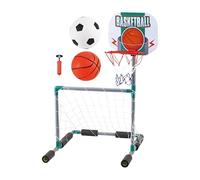 Genérico Pool Basketball Hoop, Floating Pool Soccer Goal, Water Sports Toy Set with Inflatable Net Ball Pump for Backyard Garden Lawn Beach Park Adults Teens Summer Events, 45x55x70cm