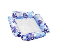 Genérico Pool Chair Float, Inflatable Lounge Sofa, Anti Tip Water Seat, Floating Sun Lounger, for Summer Camp Vacation Party Water Sunbathing Lake River Sea Backyard Relaxation Leisure Use 110x100cm