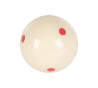 Genérico Pool Cue Ball, 6 Red Dot Resin Training Ball for Billiards Practice, Precision Cue Control Equipment for Table Sports, Beginners, Enthusiasts, Family Games, Tournament Preparation 5.72cm