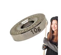 Genérico Pool Cue Weight Ring, Stainless Steel Billiard Cue Weights Screw, Precision Balance Adjustment Accessory, Durable Club Add-On Part, for Family, Friends, Game Room, Pools Hall