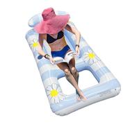 Generico Pool Float, Inflatable Sofa Bed for Adults, Foldable Pools Floats for Outdoor Vacation 154x82cm/60.63x32.28 inches, Relaxation, Beach, Backyard, and Poolside Use