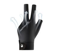 Genérico Pool Gloves | Non-Slip Breathable Billiards - Soft Lightweight for Men, Women, Teens, Ideal Beginners & Enthusiasts, Improve Shot Accuracy, Comfortable Durable, Table Accessory