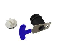 Genérico Pool Plug Removal, Directional Grip Wrench, Clean Out Plug Tool, Portable Spa Maintenance Tool, Sturdy Disassembly Install Wrench for Swimming Pool Backflow Liner Repair Home