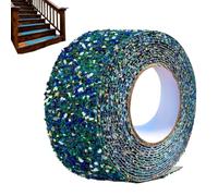 Genérico Pool Rubber Grip Tape 9.84FT Non Slip Adhesive Safety Strip