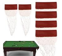 Genérico Pool Table Pocket - 6PCS Professional Drop Holders Pocket Net Pool Table Brush Drop Bag Nets | Billiard Pockets Replacement For Billiard Lovers
