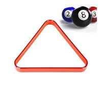 Genérico Pool Triangle Rack, Standard American Billiard Accessory, Pools Table Ball Racks, Billiard Pool Rack, Training Teaching Match Equipment for Home Game Room Club Hall Bar