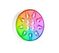 Genérico Poolbeleuchtung Unterwasser Licht, 2 Stück LED Wiederaufladbar Pool Unterwasser Mit Fernbedienung | IP68 Wasserdicht,16 Farben, Multi LED Für Schwimmbad, Badewanne, Spa, Garten, Teich