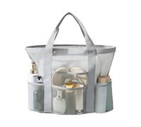 Genérico Pooltasche - Breite Henkel Schnelltrocknendes Mesh Damen, Große Strandtasche Make-up-Organizer,Für Toilettenartikel Kleidung Spielzeug Reisen Sommer Camping Einkaufen Outdoor Urlaub