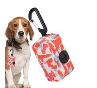 Genérico Poop Bags for Dogs Holder, Poop Bag Holder Dog Poop Dispenser, Zipper Pouch Dog Poop Holder, Dog Waste Bag Holder with Carabiner, Pet Supplies for Walks, Travel, Parks