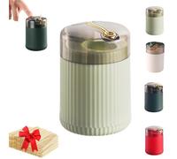 Genérico Pop-Up Automatic Toothpick Dispenser, Luxury Push Button Toothpick Holder, Portable Household Press Type Toothpicks Jar for Home Living Room Kitchen Restaurant