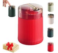 Genérico Pop-Up Automatic Toothpick Dispenser, Luxury Push Button Toothpick Holder, Portable Household Press Type Toothpicks Jar for Home Living Room Kitchen Restaurant