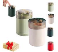 Genérico Pop-Up Automatic Toothpick Dispenser, Luxury Push Button Toothpick Holder, Portable Household Press Type Toothpicks Jar for Home Living Room Kitchen Restaurant