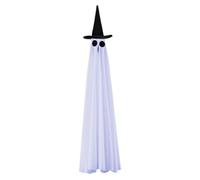 Genérico Porch Geese Ghost Outfit - Lighted 23 Inch Costume, Glowing Goose Attire with Easy Fit, Decorative Garden Statue Clothes for Lawn, Yard, Courtyard, Terrace, Family Holiday Gathering