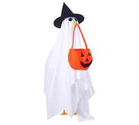 Generico Porch Goose Clothes - Disfraz De Halloween De Otoño | Vestido Fantasma Ganso Porche, Vestidos De Fantasma Festival De Gansos De Césped, Vestido De Estatua De Césped Para El Fondo De Fotos