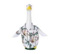 Genérico Porch Goose Clothes - Hawaiian Statue | Goose Statue Clothing For Christmas and Easter, Outdoor Decor For Party and Garden, Festive; Perfect For Adding Seasonal Charm To Every Holiday Layout