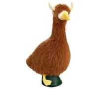 Genérico Porch Goose Costume, Lawn Sculpture Plush Cow Clothing with Horn