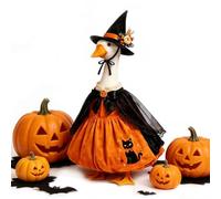 Genérico Porch Goose Dress - 23in Cloak Witch Hat Set for Garden Patio Yard