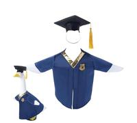 Genérico Porch Goose Outfits - 2026 Waterproof Lawn Decor Graduation Goose Costume Cap And Gown Set, Outdoor Garden Decoration Fun Party Holiday Display For Porch Graduation Season
