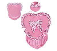 Genérico Porch Goose Outfits - Polyester 42cm, Holiday Costume Set, Seasonal Dress Accessory | Festive Garden Display, Yard Statue Clothing, Outdoor Decor Accent For Lawn, Patio, Farmhouse, Desktop