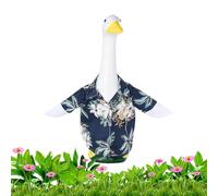 Genérico Porch Goose Outfits,Statue Summer Decor Outfits - Goose Statue Clothing,for Christmas Easter Party Garden Outdoor Backyard Lawn Balcony Porch