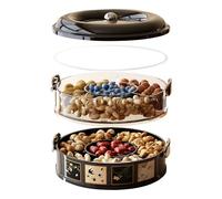 Generico porta aperitivos para adultos, ancha apilable, contenedor para aperitivos | Para amigos, estudiantes, adultos, hombres, mujeres, cocina, casa, interior, oficina,