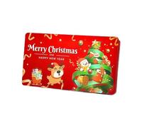 Genérico Porta Billetes De Navidad - sobre Plegable con 10 Ranuras para Dinero, Soporte para Efectivo Y Tarjetas Regalo, Caja Inesperada | Relleno Festivo De Calcetín Fiestas, Cumpleaños, Niños,