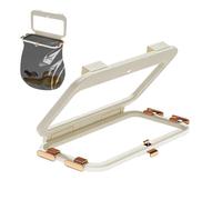 Genérico Porta bolsas de basura plegable | Estante Plegable para Cubo de Basura | Soporte colgable para bolsas basura - Para Armario, Oficina, Hogar, Balcón, Cajón, Baño, Dormitorio, Encimera,