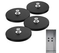 Generico Porta calendario magnético para nevera, 4 piezas soporte magnético para electrodomésticos - Percha 38 cm sin agujeros para electrodomésticos metálicos cocina habitación de niños