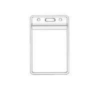 Generico - Porta credencial transparente con cordón resistente al agua | Porta para suministros de oficina para tarjetas de crédito, pases, llaves magnéticas