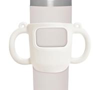 Generico Porta de silicona para vaso de 14 onzas, mango de doble mano de silicona,Manga de doble asa reutilizable - Peso protector antideslizante biberón reducido para viajes
