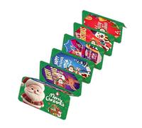 Generico Porta dinero navideño | 10 bolsillos para regalos de fiestas - Porta tarjetas de dinero con borlas festivas, para San cumpleaños, evento especial, ocasión mamá, papá, amigos y familia