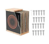 Genérico Porta Discos - Contenedor Decorativo De Acrílico Transparente - Organizador De Discos Y Soporte Para Álbumes - Para Libros Documentos Cuadernos Periódico Dormitorio Home