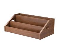 Genérico Porta DVD - De Madera Portátil 3 Niveles Con Asa, Ahorra Espacio - Estante Para DVD | para interior, hogar, dormitorio, escritorio, oficina, salón, residencia y apartamento