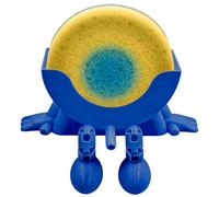 Genérico Porta Esponja Colgante Sмiley - 15x8.5x6cm 3D Impreso | Organizador Cocina Fregadero con Patas y Agujeros Drenaje | Divertido Accesorio