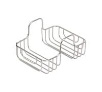 Generico Porta esponja - Tendedero de acero inoxidable antioxidante, recipiente para fregadero, organizador para cepillos de jabón | Colgador adhesivo para paños de cocina para