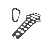 Genérico Porta Estacas de Tienda,Hebilla Resistente Portátil,Soporte para Piquetas de Camping para Equipo Exterior | para Cinturón de Mochila, Escalada, Viajes, Aventuras de