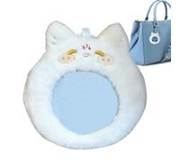 Genérico Porta Fototarjetas De Peluche | Funda Protectora para Credenciales - Funda Colgante De Peluche Suave para Proteger Tarjetas De Visita, Placas E Insignias - Accesorios para Mujer