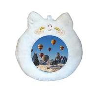 Genérico Porta Fototarjetas - Funda Protectora,Estuche Suave y Adorable Portátil para Pin, Tarjetas de Crédito, Presentación y Colgante - Uso en Viajes, Escuela y Diario