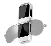 Genérico Porta Gafas de Sol para Coche | Soporte para Gafas De Sol con Clip Doble,Pinza para de Automóvil,para Interior De Coche,Camión,SUV,Sedán,Hombres,Mujeres,Viaje por Carretera