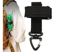 Generico Porta guantes de trabajo - Banda portaguanti profesional, gancho multiusos de liberación rápida para bolso, chaqueta, mochila, cordones y llaves, Negro , riferimento alla descrizione