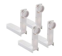 Genérico Porta Hojas para Esquinas - ABS 19x11,3x3cm | 4X Protectores De Sábanas Ajustables Abrazaderas para Colchones Accesorios Apretados Firmes | Pinza Antideslizante para Uso en Esquinas