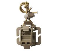 Genérico Porta Llaves para cinturón | Llavero para cinturón Clip de Caza Cierre Multiusos - Accesorios de Senderismo, Equipo de Recorte para Mochila, Pala de ingeniería, Clip para piolet para Mochila