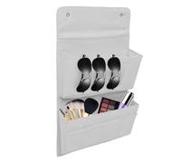 Generico Porta objetos de pared - Organizador sin agujeros, bolsa colgante moderna - para baño, cocina, dormitorio, guardería, dormitorio, colegio o despensa