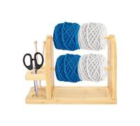 Generico Porta ovillos para tejer - Herramienta giratoria de deslizamiento fluido, soporte para hilo, para familia, amigos, amantes, aficionados, principiantes, adultos, hombres, mujeres, casa