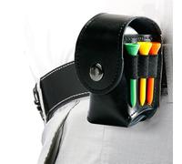 Generico Porta-Tee con Funda para Bolas - Diseño Compacto con Clip en la Cintura Bolsa de Cinturón Ligera, Espacio de Fácil Acceso, Práctico Organizador para Das, Pequeña Bolsa para Dos Bolas E T