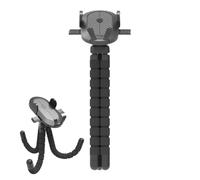 Genérico Porta Teléfono para Cochecito | 360° Giratorio Soporte para Smartphone - Antivibración Flexible para Bicicleta Moto Patinete Y Uso Escritorio