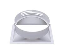 Genérico Portable AC Hose Connector - 5.9 Inch AC Exhaust Vent Hose Connector, Coupling Extender With Clockwise And Counterclockwise Threads, Ideal For Home Window