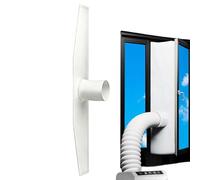 Genérico Portable AC Window Seal Kit - PVC 400cm Hot Air Stop HVAC Guard | Mobile Air Conditioner Window Vent Seal | For Home Installation Ventilation Energy Saving Cooling Use