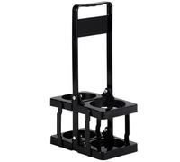 Genérico Portable Beer Rack, Handheld Foldable Beer Basket, 7.09x4.25x12.52in Wine Carrier Holder, 2 Bottle Black/Red/Green/Yellow/Dark Purple Whiskey Carrier, Liquor Bearer for Camping